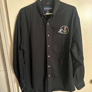 Vintage Olympics 2002 Black Shirt Mens Sz L Long Sleeve​​​​​​​